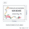 PPLR_HIDDEN_PRODUCT Thread and Flowers (2"x3" Cotton - 12 labels/set)