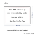 PPLR_HIDDEN_PRODUCT Large Text Only Label (2"x3"-Cotton)