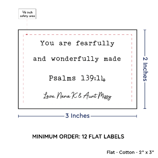 PPLR_HIDDEN_PRODUCT Large Text Only Label (2"x3"-Cotton)