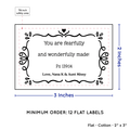 PPLR_HIDDEN_PRODUCT Swirl Accent Border (2"x3" Cotton - 12 labels/set)