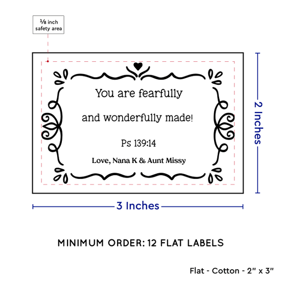 PPLR_HIDDEN_PRODUCT Swirl Accent Border (2"x3" Cotton - 12 labels/set)