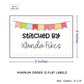 PPLR_HIDDEN_PRODUCT Colorful Banner (2"x3" Cotton - 12 labels/set)