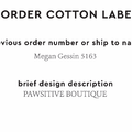 PPLR_HIDDEN_PRODUCT Reorder Previous Label Design - COTTON