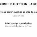 PPLR_HIDDEN_PRODUCT Reorder Previous Label Design - COTTON