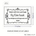 PPLR_HIDDEN_PRODUCT Swirl Accent Border (2"x3" Cotton - 12 labels/set)