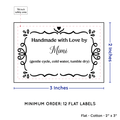 PPLR_HIDDEN_PRODUCT Swirl Accent Border (2"x3" Cotton - 12 labels/set)