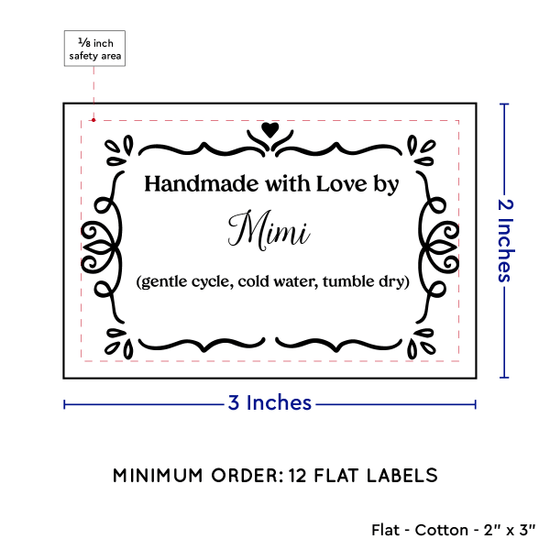 PPLR_HIDDEN_PRODUCT Swirl Accent Border (2"x3" Cotton - 12 labels/set)