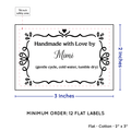 PPLR_HIDDEN_PRODUCT Swirl Accent Border (2"x3" Cotton - 12 labels/set)