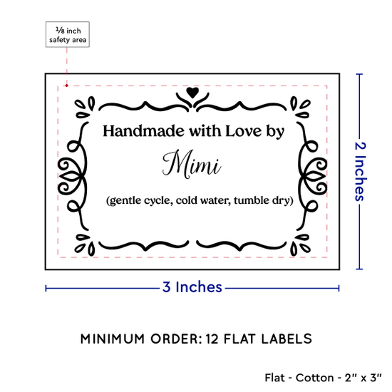 PPLR_HIDDEN_PRODUCT Swirl Accent Border (2"x3" Cotton - 12 labels/set)