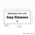 PPLR_HIDDEN_PRODUCT Text Only Medium Large Label (1.5"x3"-Cotton)