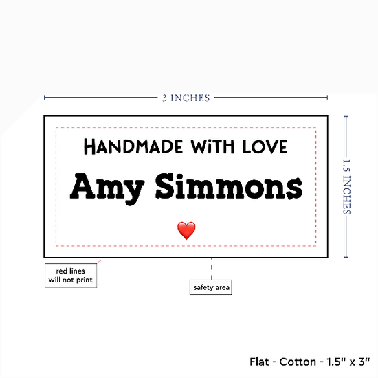 PPLR_HIDDEN_PRODUCT Text Only Medium Large Label (1.5"x3"-Cotton)