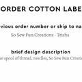 PPLR_HIDDEN_PRODUCT Reorder Previous Label Design - COTTON