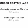 PPLR_HIDDEN_PRODUCT Reorder Previous Label Design - COTTON