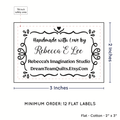 PPLR_HIDDEN_PRODUCT Swirl Accent Border (2"x3" Cotton - 12 labels/set)