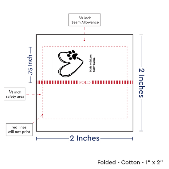 PPLR_HIDDEN_PRODUCT Print Your Logo or Image on FOLDED Cotton Tags