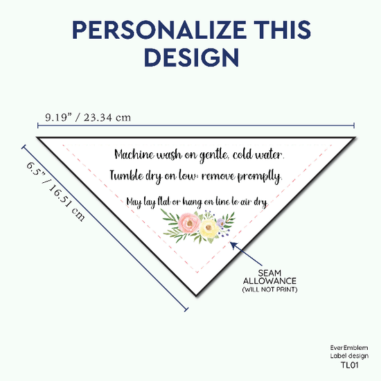 PPLR_HIDDEN_PRODUCT Floral triangle label