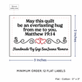 PPLR_HIDDEN_PRODUCT Double Heart Quote (2"x3" Cotton - 12 labels/set)