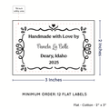 PPLR_HIDDEN_PRODUCT Swirl Accent Border (2"x3" Cotton - 12 labels/set)