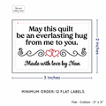 PPLR_HIDDEN_PRODUCT Double Heart Quote (2"x3" Cotton - 12 labels/set)