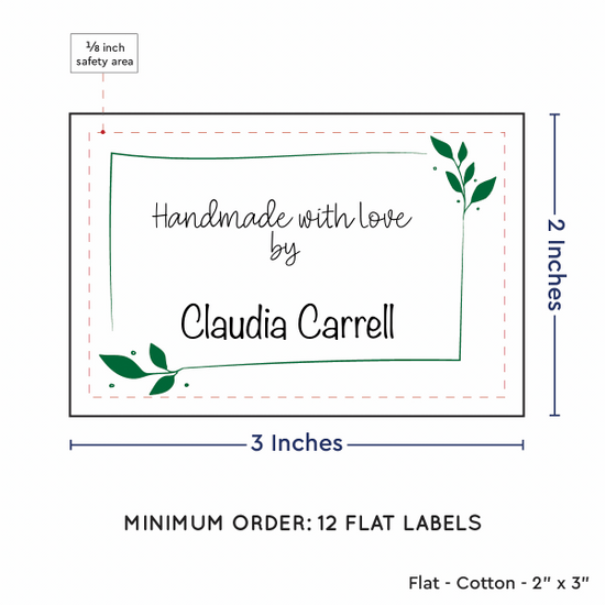 PPLR_HIDDEN_PRODUCT Leaf Quote (2"x3" Cotton - 12 labels/set)