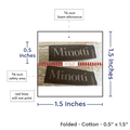 PPLR_HIDDEN_PRODUCT Print Your Logo or Image on FOLDED Cotton Tags