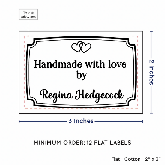 PPLR_HIDDEN_PRODUCT Frame Quote (2"x3" Cotton - 12 labels/set)