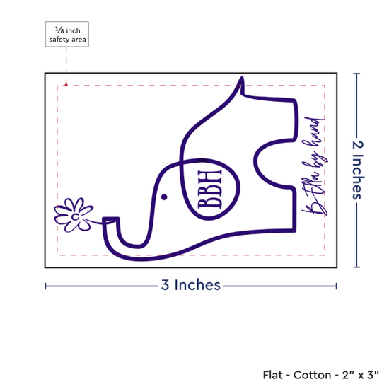PPLR_HIDDEN_PRODUCT Print your Logo or Image on FLAT Cotton Tags