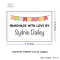 PPLR_HIDDEN_PRODUCT Colorful Banner (2"x3" Cotton - 12 labels/set)