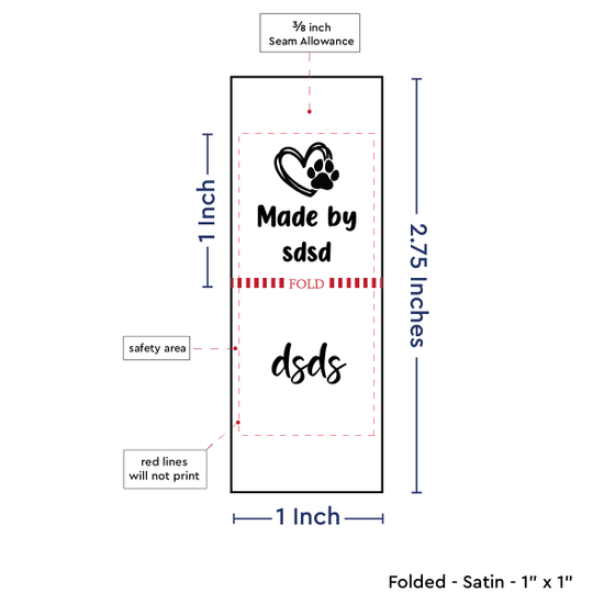 PPLR_HIDDEN_PRODUCT Heart and Paw Print (1" wide - Satin)