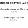 PPLR_HIDDEN_PRODUCT Reorder Previous Label Design - COTTON
