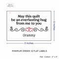 PPLR_HIDDEN_PRODUCT Double Heart Quote (2"x3" Cotton - 12 labels/set)