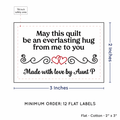 PPLR_HIDDEN_PRODUCT Double Heart Quote (2"x3" Cotton - 12 labels/set)