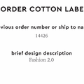 PPLR_HIDDEN_PRODUCT Reorder Previous Label Design - COTTON