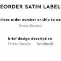 PPLR_HIDDEN_PRODUCT Reorder Previous Label Design - SATIN