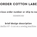 PPLR_HIDDEN_PRODUCT Reorder Previous Label Design - COTTON