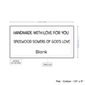 PPLR_HIDDEN_PRODUCT Text Only Medium Large Label (1.5"x3"-Cotton)