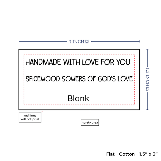 PPLR_HIDDEN_PRODUCT Text Only Medium Large Label (1.5"x3"-Cotton)