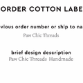 PPLR_HIDDEN_PRODUCT Reorder Previous Label Design - COTTON