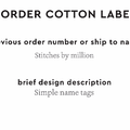 PPLR_HIDDEN_PRODUCT Reorder Previous Label Design - COTTON