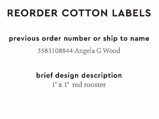 PPLR_HIDDEN_PRODUCT Reorder Previous Label Design - COTTON