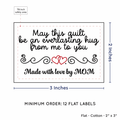 PPLR_HIDDEN_PRODUCT Double Heart Quote (2"x3" Cotton - 12 labels/set)
