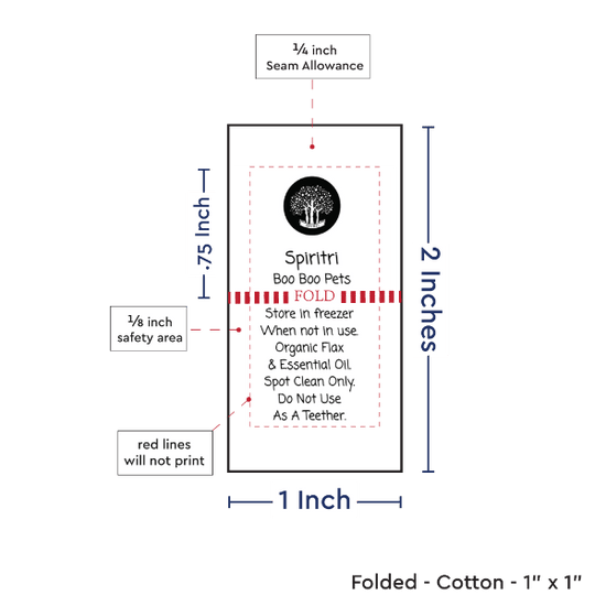 PPLR_HIDDEN_PRODUCT Print Your Logo or Image on FOLDED Cotton Tags