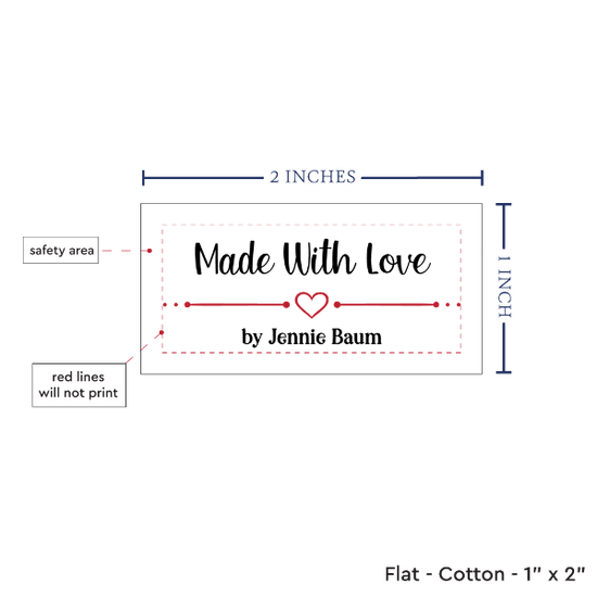 PPLR_HIDDEN_PRODUCT Modern Heart (2"x1"-Cotton)