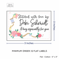 PPLR_HIDDEN_PRODUCT Thread and Flowers (2"x3" Cotton - 12 labels/set)