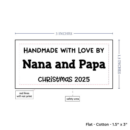 PPLR_HIDDEN_PRODUCT Text Only Medium Large Label (1.5"x3"-Cotton)