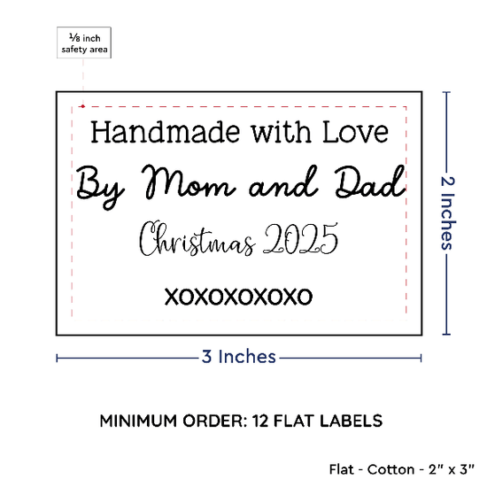 PPLR_HIDDEN_PRODUCT Large Text Only Label (2"x3"-Cotton)