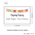 PPLR_HIDDEN_PRODUCT Colorful Banner (2"x3" Cotton - 12 labels/set)