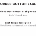 PPLR_HIDDEN_PRODUCT Reorder Previous Label Design - COTTON