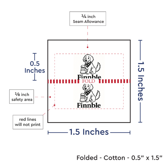 PPLR_HIDDEN_PRODUCT Print Your Logo or Image on FOLDED Cotton Tags