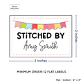 PPLR_HIDDEN_PRODUCT Colorful Banner (2"x3" Cotton - 12 labels/set)